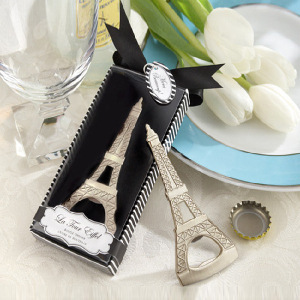 Creative wedding gifts for guest Eiffel Tower Opener little gift with ...