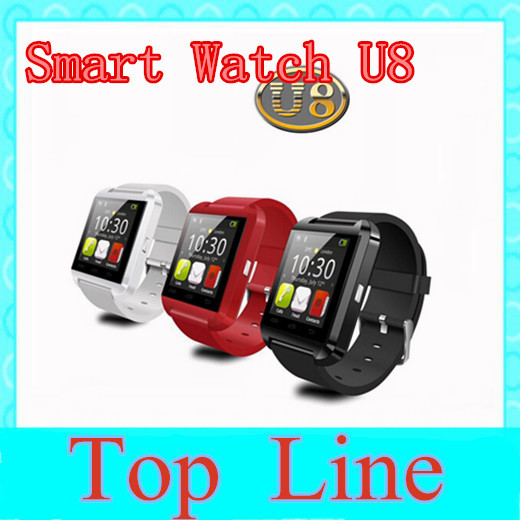 2014 Newest Bluetooth Watchwristwatch U8 U Watch for iPhone 4 4S 5 5S Samsung S4 Note