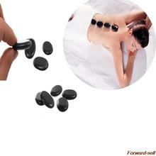 New 7PCS SPA Energy Hot Stone Massage Basalt Stone Rocks Lava Natural Stone 3 4cm Size