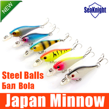 SeaKnight Hard ARTIFICIAL LURES MINNOW FISHING LURES Set Japan Steel Balls 4.5g/6.5CM 6Pcs Blade Fish Bait Cheap Tackle NEW 2015