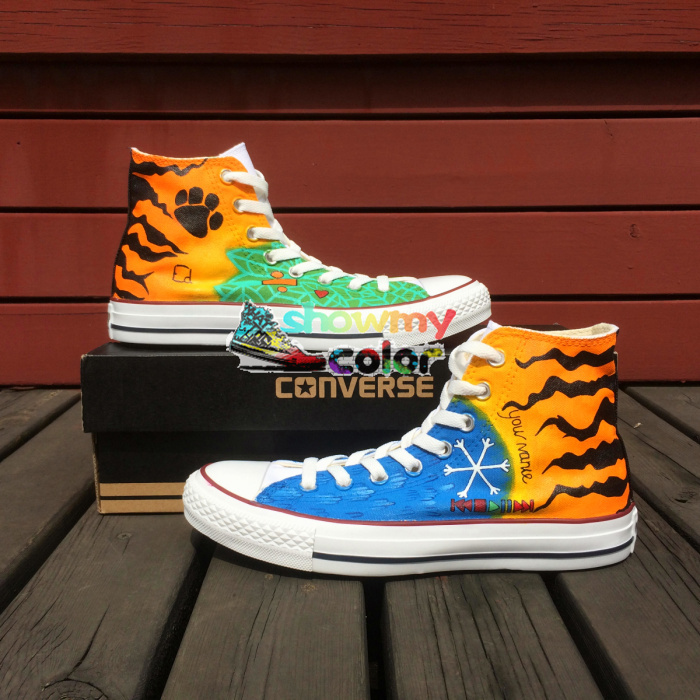 Original Converse All Star Shoes Men Women Hand Painted High Top Sneakers Best Creative Gift