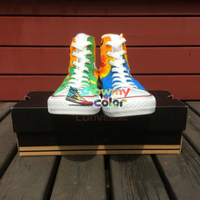 Original Converse All Star Shoes Men Women Hand Painted High Top Sneakers Best Creative Gift