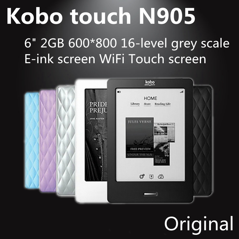 kobo touch N905A 6 eink ebook reader wifi 2GB N905C 6 inch e ink Ebook Reader