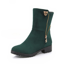 2014 new fashion women boots female spring and autumn women s martin boots flat vintage zip