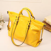 Retro vintage women handbag 2015 Fashion lady s genuine leather bag w042 cowhide motorcycle commute women