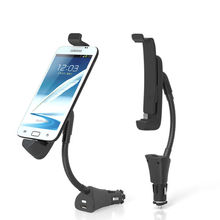 Phone holder car cigarette lighter charger for HTC Samsung Galaxy S2 S3 S4 s Lenovo P6