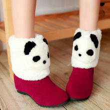 autumn  winter shoes snow boots women panda snow shoes winter warm boots,Free shipping