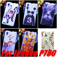 Cell Phones case cover For Lenovo P780 Case Hot Selling Colored Drawing Case for Lenovo P780