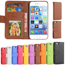 Fashion Flip PU Leather Case for iPhone 6 Phone Bag New 2014 with Card Slot, Photo Frame & Stand Free Screen Protector YXF04172