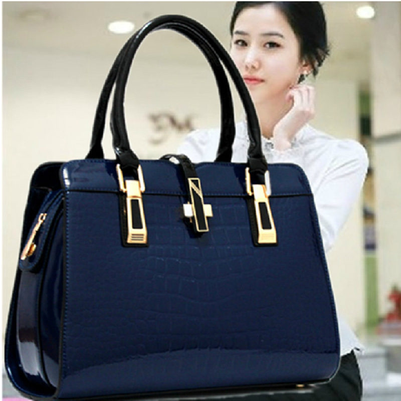 free shipping high quality women handbag 2014 new wave of European and American leather bag women