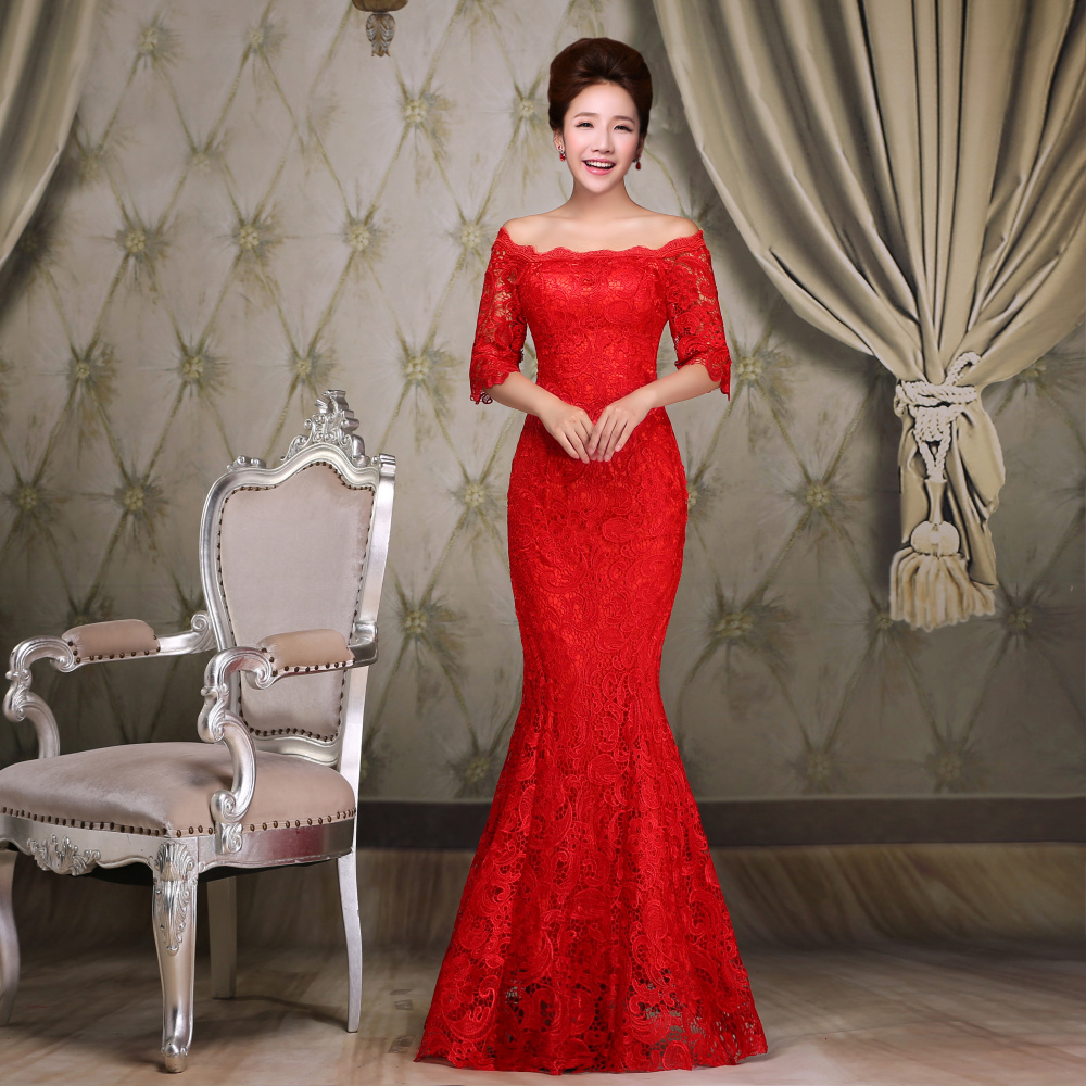 Red-Evening-Dresses-2015-Hot-Sell-Winter-Wedding-Party-Dress-Plus-Size ...