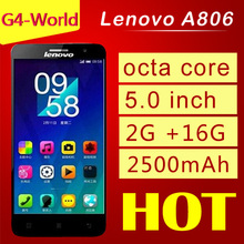 Original Lenovo A606 Phone FDD-LTE MTK6592+MTK6290 4G Module Octa Core 1.7GHz 5.0″HD 2GB RAM+16GB ROM 13.0MP+5.0MP 2500mAH