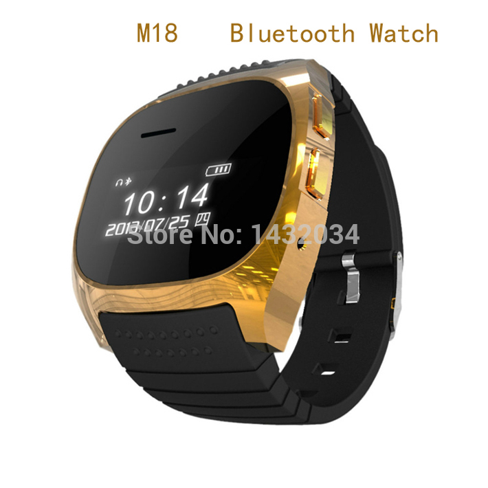 Smart bluetooth Watch cheapest Smart Wear M18 for iPhone 4 4S 5 5S for Samsung S4