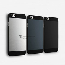 Fashion Aluminum + Plastic Hard back Hybrid Cover Case phone skin for Apple iPhone 6 & iPhone 6 Plus