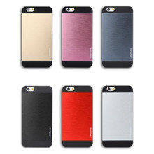 Fashion Aluminum Plastic Hard Cover Phone Case Skin for Apple iPhone 6 4 7 inch Metal