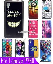 High Quality Hard Plastic for lenovo P780 Cover Case Luxury Cool Alice In Wonderland We re