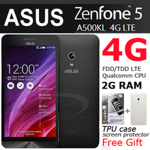 Zenfone 5 for Asus A500KL 4G TD/ FDD-LTE mobile phones Andoid 4.4 Qualcomm Quad Core 2GB/8GB 5″ Corning Gorilla Glass 8MP GPS