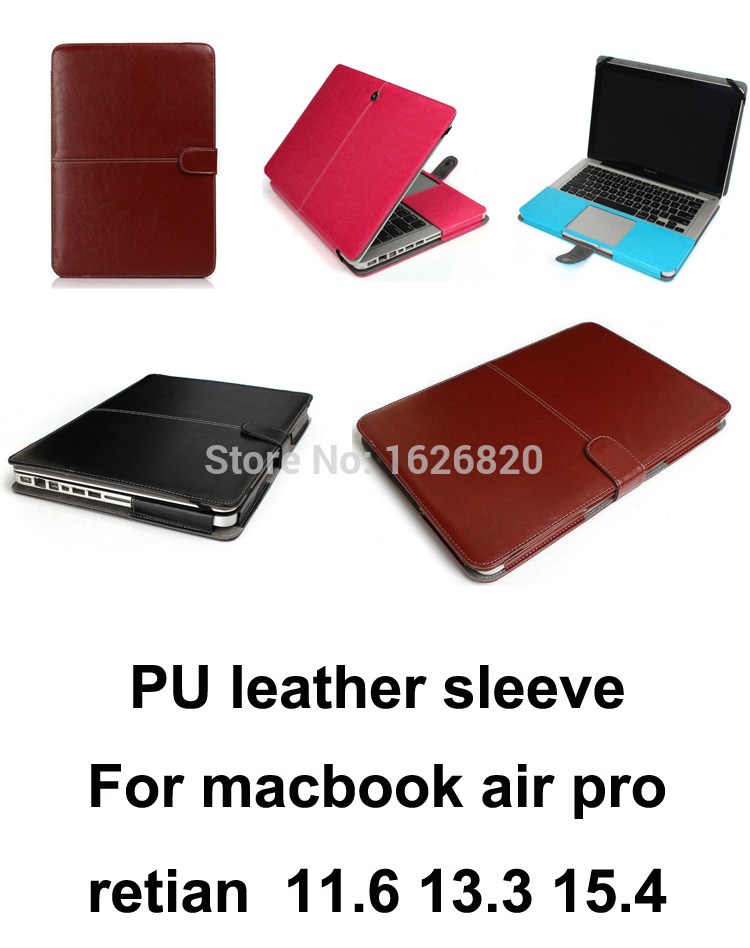NEW laptop bag computer accessories PU leather protective sleeve for macbook air 11 13 notebook protector