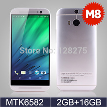 New Perfect 1:1 One M8 Android SmartPhone 5.0 inch 1280×720 IPS MTK6582 Quad Core 2GB RAM 16G ROM For Original HTC One M8 Phone