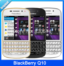 Q10 Original Blackberry Q10 8.0MP Camera Mobile Phone 2GB RAM 16GB ROM Qwerty Unlocked  Smartphone Refurbished Free Shipping