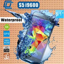 Free Shipping IP76 Waterproof Dustproof S5 phone S5 i9600 5 1 MTK6592 Octa core 2GB RAM