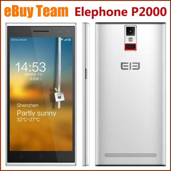 Elephone P2000 Original 5 5 Android 4 4 MTK6592 Octa Core Cell Phone 1 7GHz 2GB
