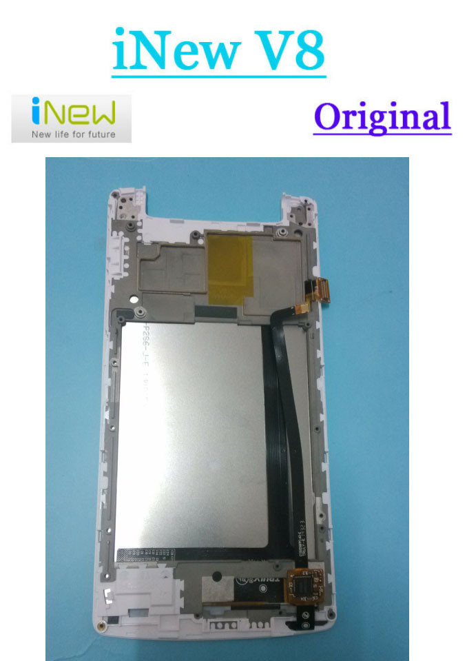 Original inew v8 v8plus LCD 1280x720 Display Screen Touch Screen With Frame Replacement For inew v8