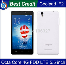 In Stock Original Coolpad F2 4G FDD LTE WCDMA Android 4.4 MSM8939 Octa Core 1.5GHz 2G RAM 5.5″ Gorilla IPS 13MP Mobile Phone