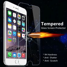 Slim Thin Strong Customized Tempered Reinforced Glass Front Screen Protector for Apple iphone 6 4.7 Protection Film, +Retail Box