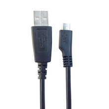 Black 100cm 4.0mm Diameter Bold USB 2.0 male to micro usb cable for Samsung HTC Android Smartphone Universal