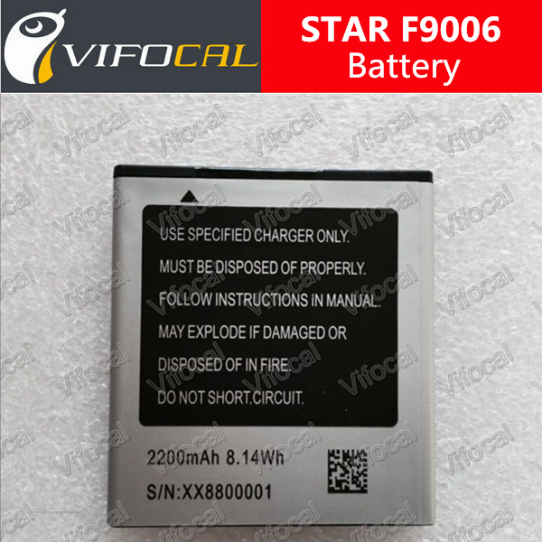 HIGH Quality 2200mAh backup external bateria for Star F9006 mobile phone replacement batteries In Stock Free