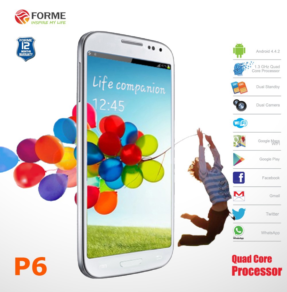 Global Free shipping FORME Y11 4 0 inch IPS Android 4 4 RAM 512M ROM 4G