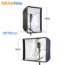 Factory Outlet Photo Studio 60 90cm Umbrella Rectangle Softbox For SpeedLight Flash Soft Box Camera Reflector