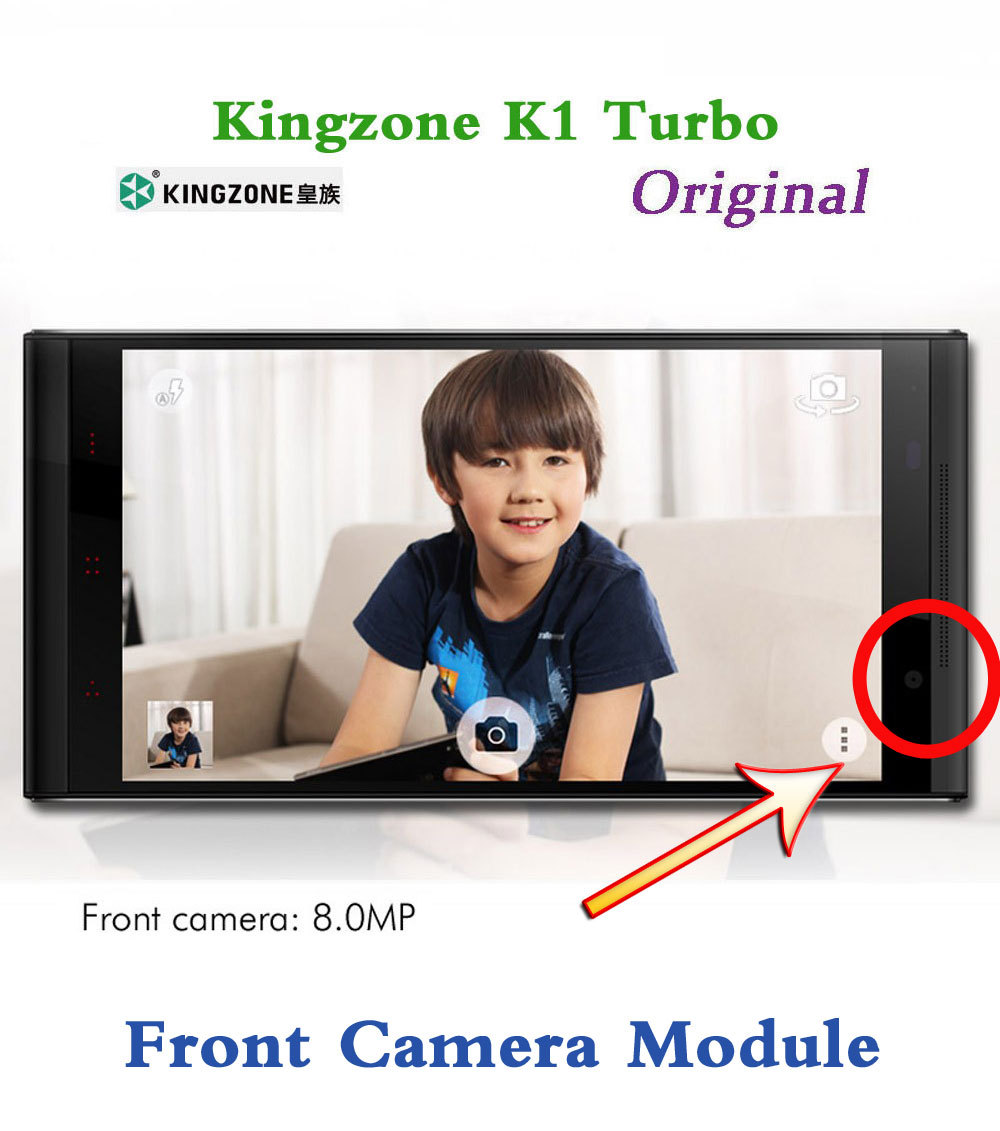 Original Photo Front Camera 8 0MP Module for Kingzone K1 Turbo MTK6592 5 5 1920x1080 FHD