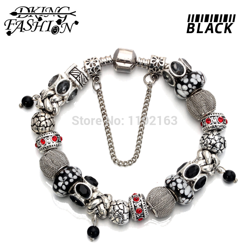 High Quality Silver alloy European Beads Fit Pandora Charms Bracelet for wonen and free shipping