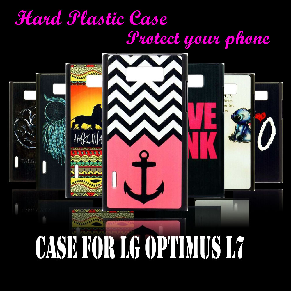case Cover For LG Optimus L7 P700 P705 Free Delivery Original Stripes Anchor Skin Hard Plastic