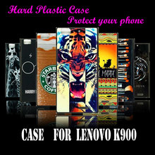 case Cover For Lenovo K900 Fashion Brand Original Cool Roar Tiger Skin Design Durable Hard Plastic Brand New Phone Case