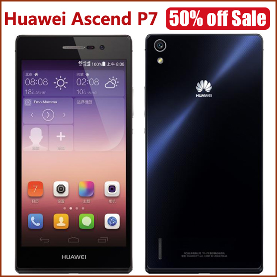 Original Huawei Ascend P7 4G LTE Cell Phone Android 4 4 Quad Core 5 0 Screen