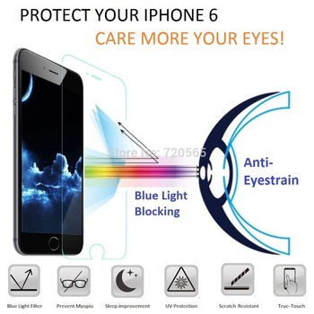 Синий свет уф фильтр предотвратить близорукость экран протектор Pelicula дети защитная пленка для iPhone 6 4.7 " дюймовый бесплатная доставка
