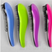 Free shipping Pink Magic Detangling Handle Tangle Shower Hair Brush Comb Salon Styling Tamer Tool [N1002]
