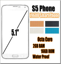 Original Logo i9600 S5 S6 G9200phone smart phone quad core MTK6582 Cell phone Octa core MTK6592