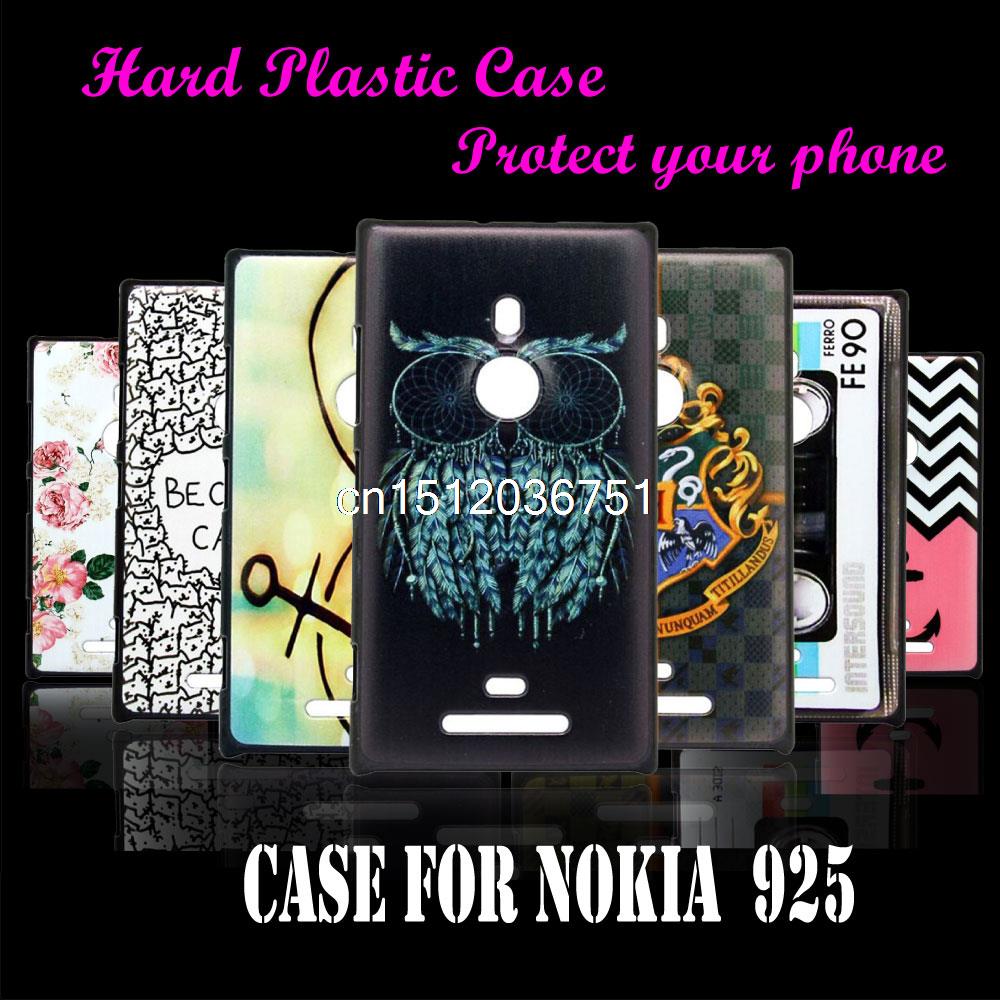 Case Cover For Nokia Lumia 925 High Quality Cool Owl Plastic Durable Hard Plastic Brand New