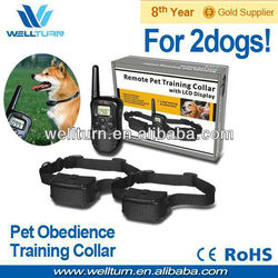 Free shipping 2013 HOT 1 for 2 remote control other pet product in home & garden dog training collar factory(China (Mainland))