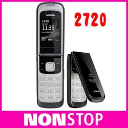 o jogo cheio 2720 destravou a venda por atacado original do telefone de pilha de Nokia 2720 no estoque uma garantia do ano