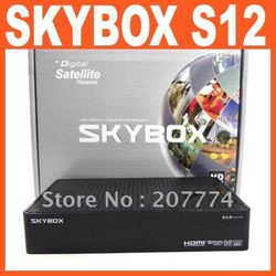 2012 New Original Skybox S12 DVB S2 HD mini digital satellite receiver with RS232 adapter cable openbox s12 Free shipping(China (Mainland))