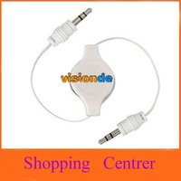 10pcs/lot 3.5mm AUX AUXILIARY Stereo CABLE CORD FOR iPOD MP3 CAR
