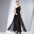 HE03335BK Free Shipping Black Stunning Sequins Stretchy V Neck Short Cocktail Dress