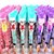 Naughty School Girl Plastic Ballpoint Pen Korean Style Mixed Colors Wholesale 48PCS/Lot, W01