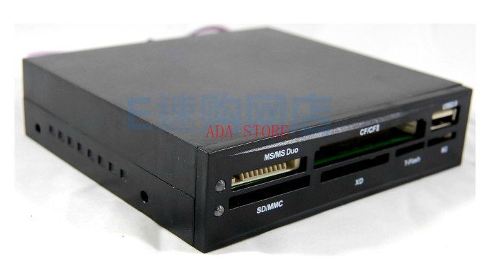 Memory card slot in desktop computer