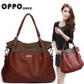 2013 HOT high quality women's OPPO brand leather handbag Freeship vintage wine red messenger bags 1pcs Promotion!!8619